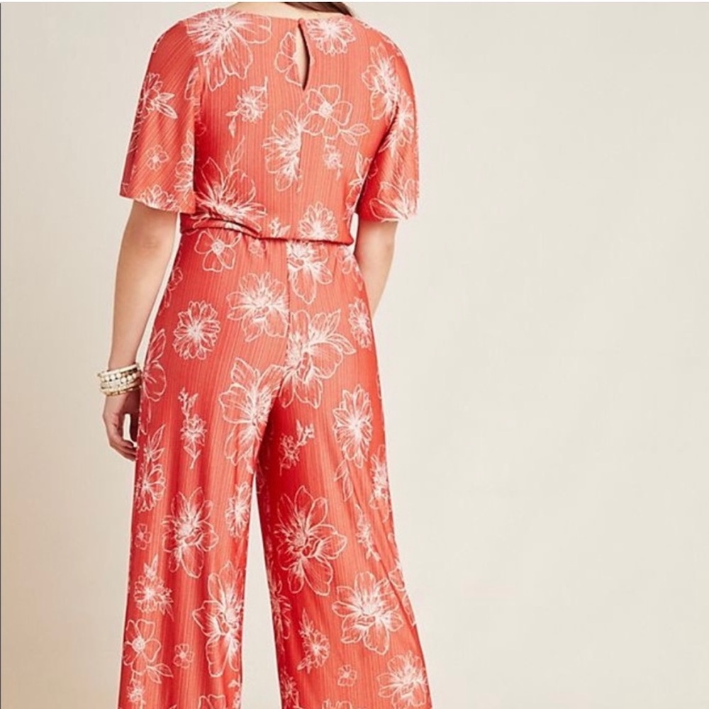 FARM Rio Red Floral Jumpsuit - Picture 3 of 7